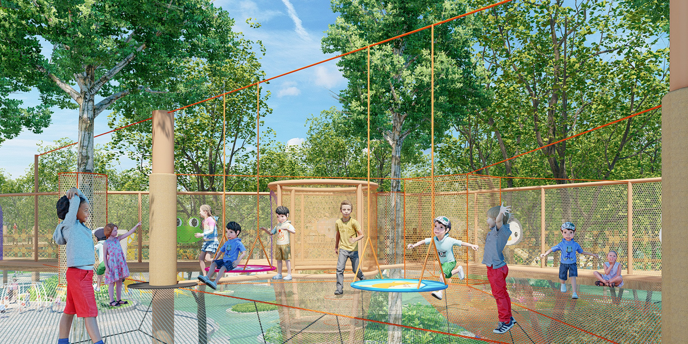 outdoor playground set